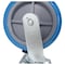 Vestil Polyurethane Swivel With Brake Caster 8 In. Diameter x 2 In. Width 925 lb Light Blue/Gray CST-KB-8X2PUP-SWB - alternate 6